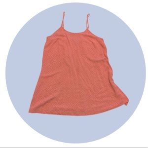 Pink and white polka dot sundress